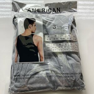 American size medium cotton athletic shirts